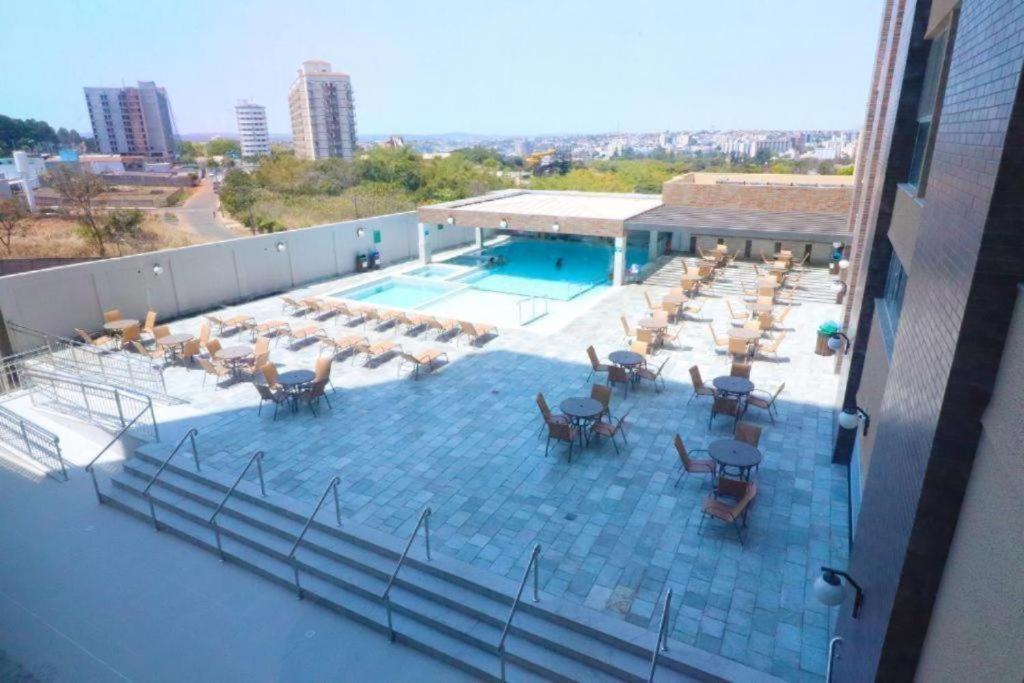 Piazza Diroma Acqua Aparthotel Caldas Novas Exterior foto